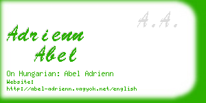 adrienn abel business card